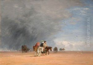 Crossing the Sands by David Cox Jr.