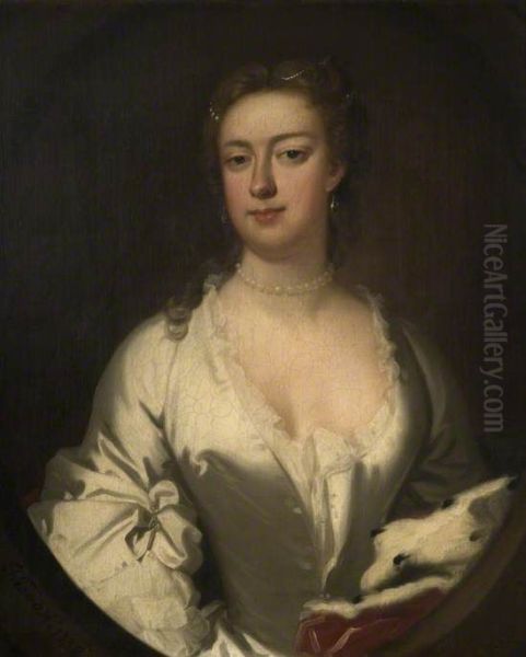Portrait Of A Lady In White And Ermine - view 1