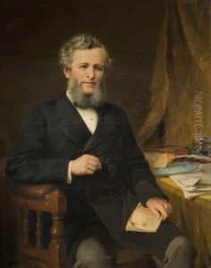 Portrait of The Rt. Hon. Jesse Collings (1831-1920) by Jonathan Pratt