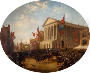The Duke of Cambridge Leaving the Town Hall, Birmingham