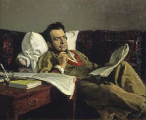 Mikhail Ivanovich Glinka during the composition of the opera "Ruslan and Lyudmila"