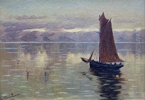 Sailboat, Lake Te Anau Sailboat, Lake Te Anau