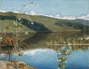 Ukkospilvia taivaanrannalla by Akseli Valdemar Gallen-Kallela