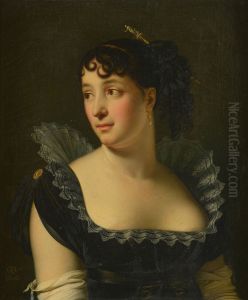 Portrait of Madame Bertin de Veaux by Anne-Louis Girodet de Roucy-Triosson