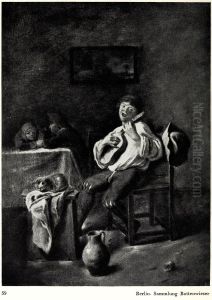 Lautenspieler by Adriaen Brouwer