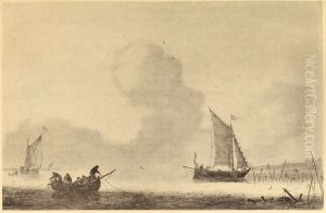 A Sea Piece by Simon De Vlieger