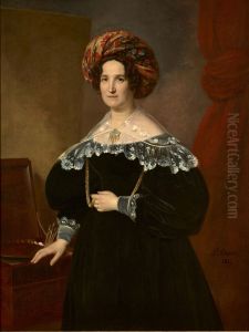 Louise-Marie-Jeanne Hersent by Louise Adelaide Desnos