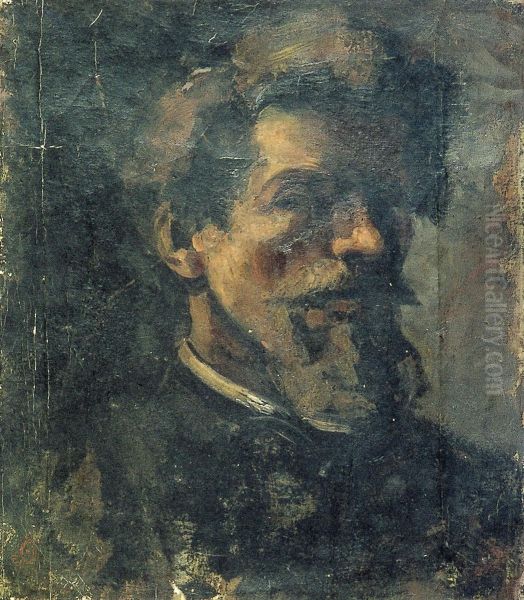 Zelfportret met baard - view 1
