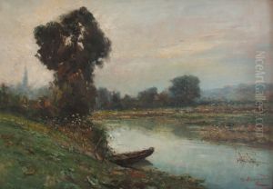 De molenvijvers te Genk , avondrust De molenvijvers te Genk , avondrust