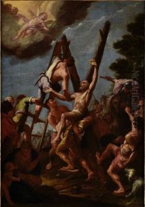 The Crucifixion of Saint Andrew by Francesco Trevisani