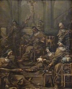 A Workshop of Nuns by Alessandro Magnasco