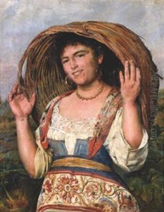 Contadina abruzzese by Pasquale Celommi
