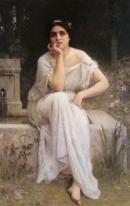 Meditation by Charles-Amable Lenoir
