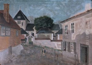 Var Frelsers kirke og Kirkeristen sett fra Lille Kirkebakke Var Frelsers kirke og Kirkeristen sett fra Lille Kirkebakke