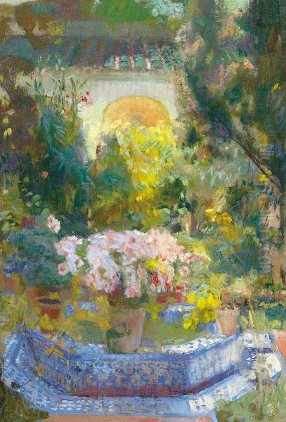 Courtyard of the Casa Sorolla - view 1