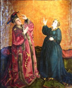 L'Empereur Auguste et la sibylle de Tibur by Konrad Witz
