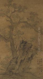 Fruit Tree And Rock by Chen Chun