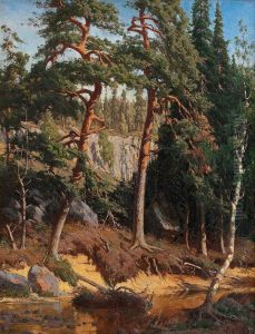 In The Forest by Fanny Churberg
