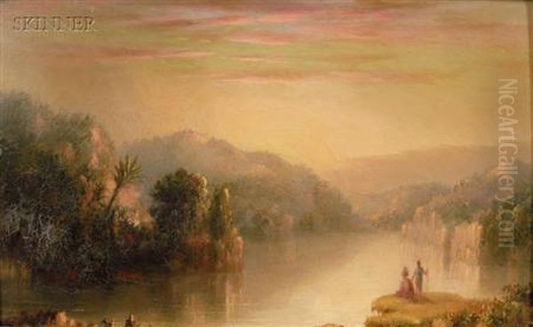 Indians Surveying Water - view 1