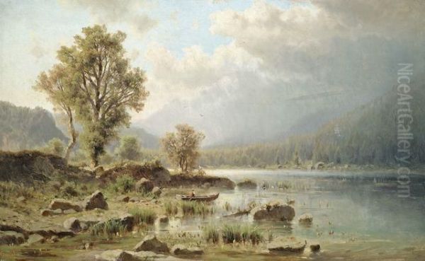 Landschaft Am Hintersee In Der Nahe Von Berchtesgaden - view 1