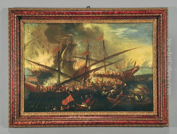 Battaglia Navale Tra I Cavalieri Di Santo Stefano E Turchi - view 1