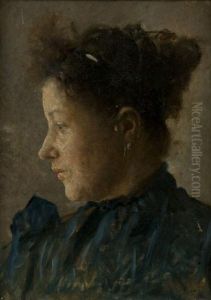 Ritratto Della Moglie by Cesare Ciani