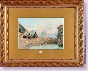 Crique Animee Dans La Baie De Naples by Federico Ciappa