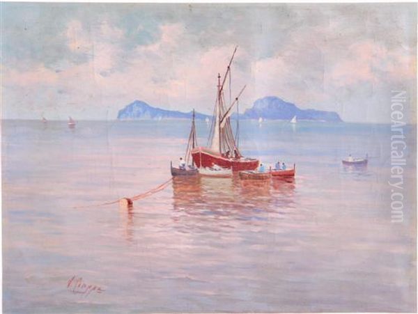 Fishermen In Bay - view 1