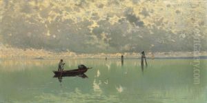 The Lagoon, Venice by Guglielmo Ciardi