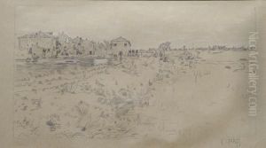 Paesaggio Sul Fiume by Guglielmo Ciardi
