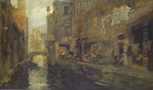 Canale A Venezia by Guglielmo Ciardi