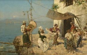 Tarantella Nel Golfo Di Napoli by Giuseppe Giardiello