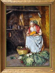 Figura In Cucina by Giuseppe Giardiello