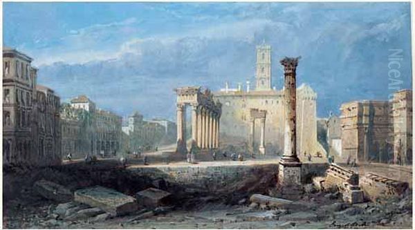 Rome, Les Ruines - view 1