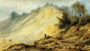 Paysage De Montagne by Pierre Luc Charles Ciceri
