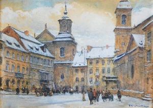 Widok Z Ulicy Dlugiej Na Koscioly