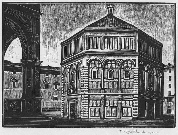 Baptysterium We Florencji - view 1