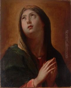 Madonna In Preghiera by Felice Cignani