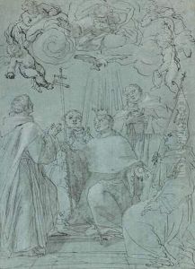 L'effusion De L'esprit Saint Sur Saint Dominique by Pietro Cignaroli