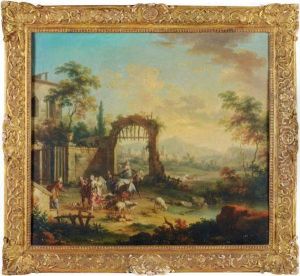 Andscape With The Finding Ofmoses,