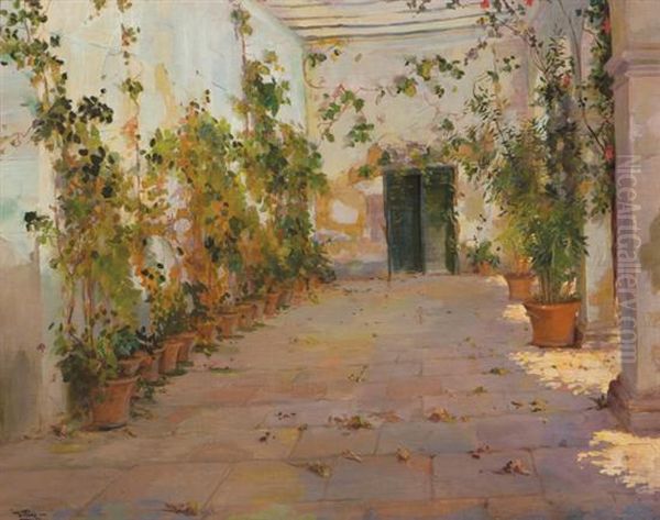 Courtyard In Summer - view 1