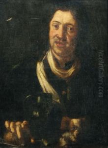 Fumeur Avec Son Chien by Giacomo Francesco Cipper