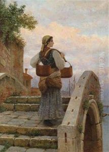 Youngvenetian Woman by Nazareno Cipriani