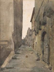Strada A Gennazzano by Nazareno Cipriani