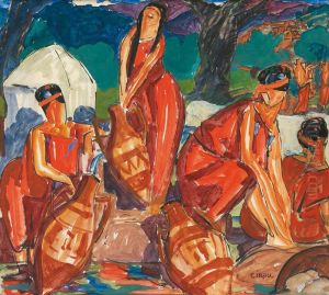 Jeunes Femmes Kabyles Aux Amphores. Jeunes Femmes Kabyles Aux Amphores.