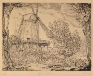 "muhle In ..." by Johann Vincenz Cissarz