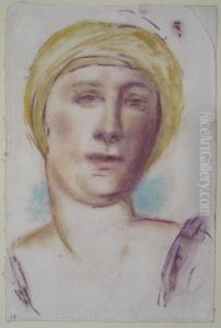 Womanshead by Johann Vincenz Cissarz