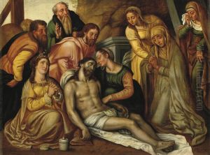 The Lamentation Of Christ by Anthonie Claeissens