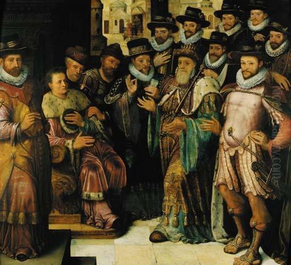 The Judgement Of Cambyses: An Allegorical Group Portrait, Probably Of The City Councillors - view 1
