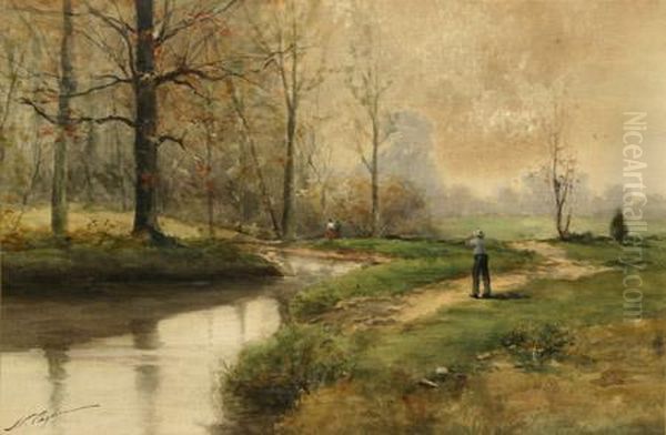 By The Stream, Autumn - view 1